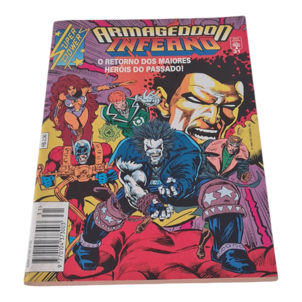 Hq Gibi - Superpowers n° 31 - Armageddon Inferno - Ed. Abril - 1994