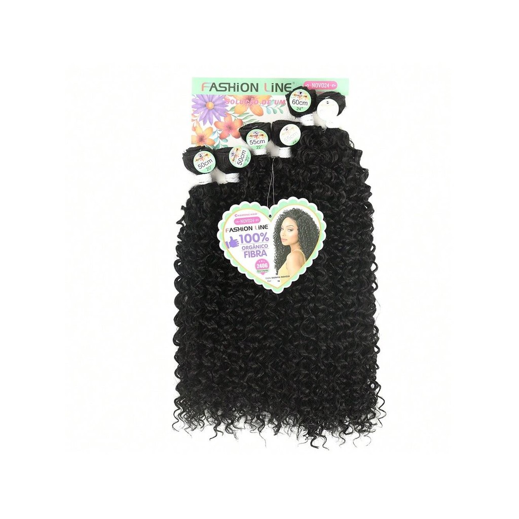 Rainha Novo24 FASHION LINE - Cabelo para Entrelace Bio Fibra Cabelo Natural Prática e Fácil de Usar em Oferta na Shopee