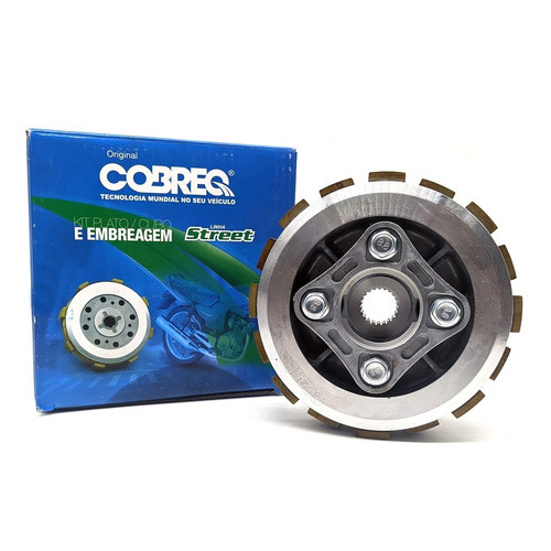 KIT EMBREAGEM COMPLETA COBREQ ( 0002-KE ) TITAN 150 04 A 15 / FAN 150 09 A 15 / FAN 125 09 A 17 / BROS 150 05 A 15