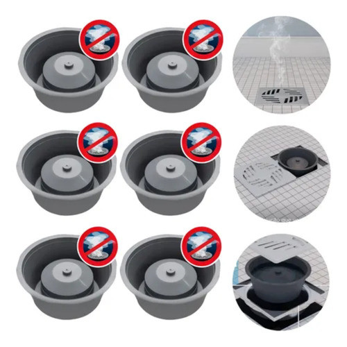 Kit 6 Adaptador P Porta Grelhas Evita Mau Cheiro 10cm Astra em Oferta na Shopee