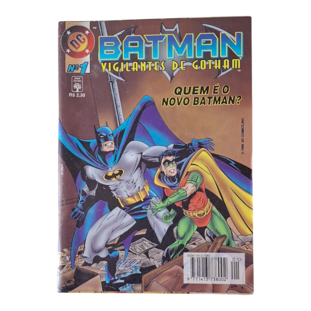 Hq Gibi - Batman - Vigilantes de Gotham n° 1 - Ed. Abril - 1996