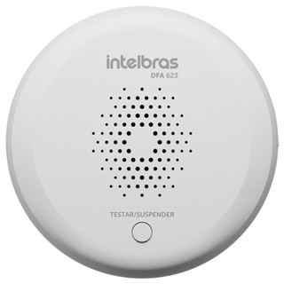 Detector de Fumaça sem Fio e com Alarme Sonoro DFA 623 Intelbras em Oferta na Shopee