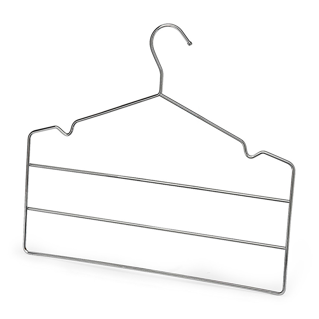 Cabide Calças Triplo Aço Reforçado Barras Deslizantes Cavas Antideslizantes Organizador Arthi em Oferta na Shopee