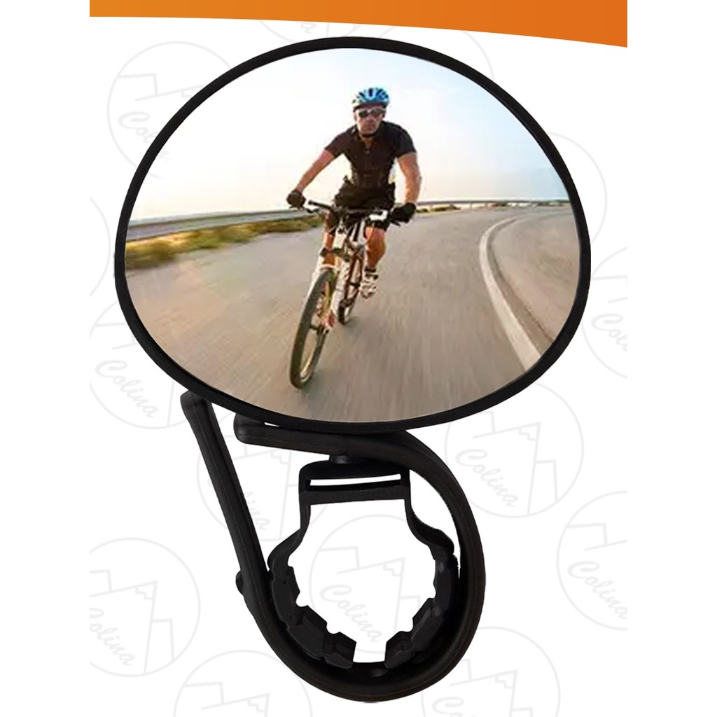 Espelho Retrovisor Para Bicicleta Bike Plástico Silicone 6,3CM X 2CM X 9,5CM Nano Shop