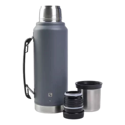 Garrafa Térmica Inox Everest 1 Litro Soprano Cinza