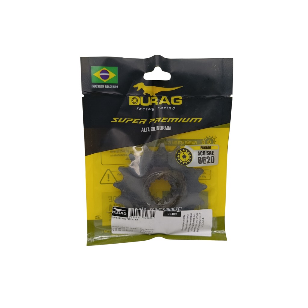 Durag Pinhão Piao 17 Honda Cb500 1998-2002
