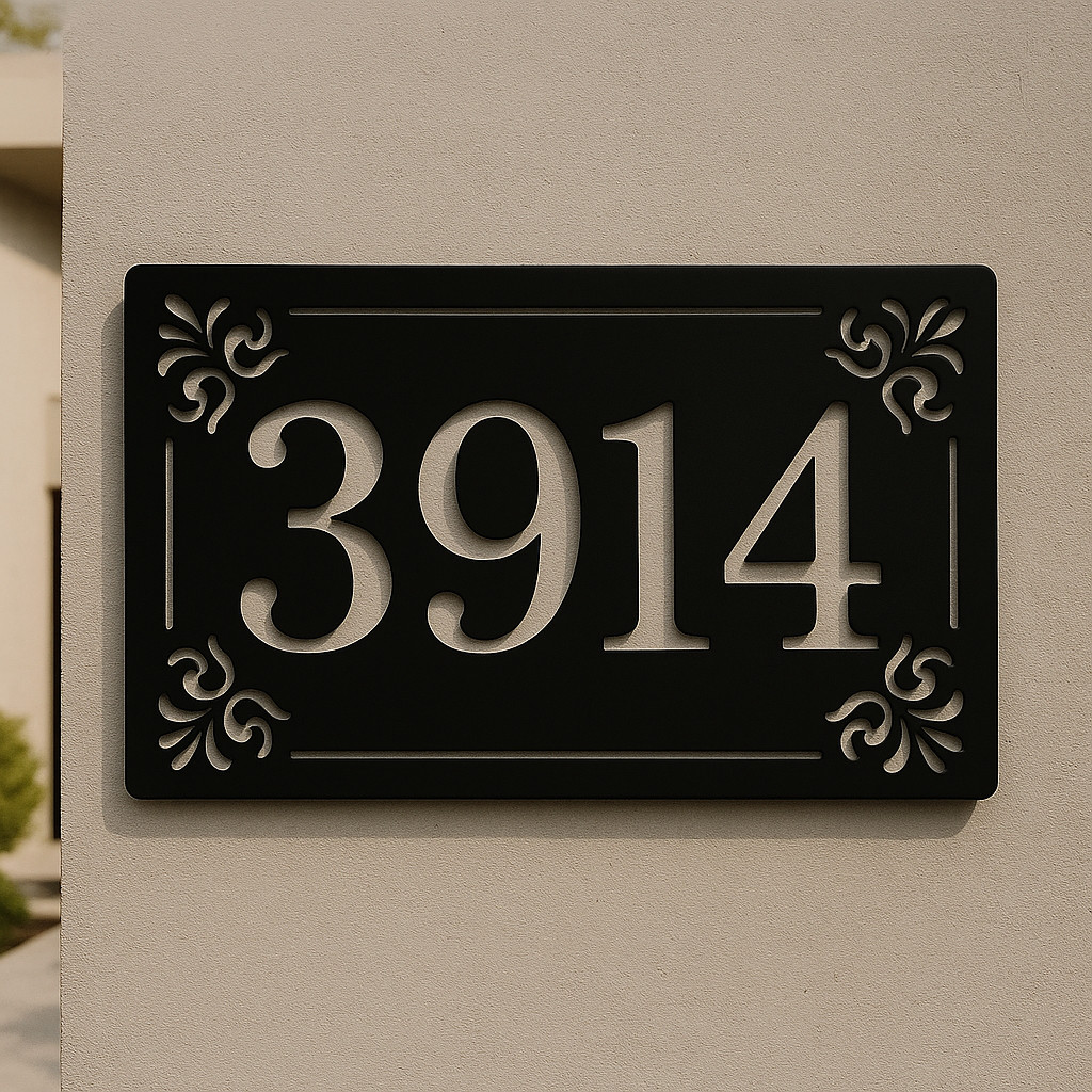 Numero De Casa, Numero Residencial Personalizado Viena