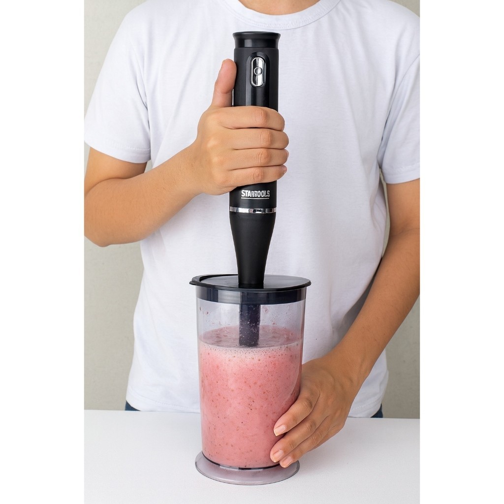 Mixer Elétrico Copo Portátil Batedeira Cozinha Fácil Uso Prático Vitamina Suco Drinks Resistente