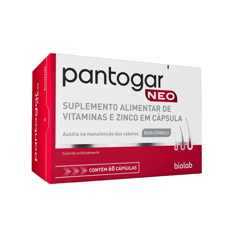 Suplemento Alimentar Pantogar Neo 60 Cápsulas em Oferta na Shopee