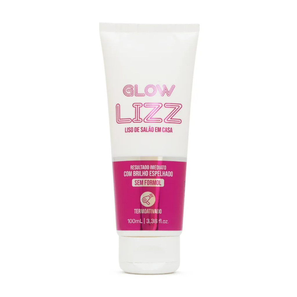 GLOW LIZZ (LISO DE SALÃO EM CASA - BRILHO ESPELHADO) CAP LIFE em Oferta na Shopee