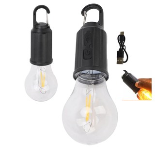 Lampada LED Acampamento USB Recarregavel Emergencia SOS Camping Pesca Passeio Gancho Portatil Passeio Ar Livre Seguro