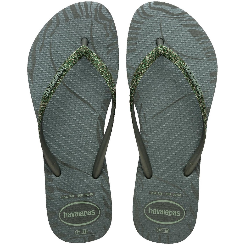 Chinelo Havaianas Slim Glitter Edge