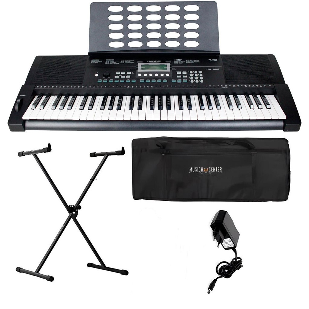 Teclado Roland Revas Kb-330 61 Teclas Sensitivas Kb330 + Kit em Oferta na Shopee