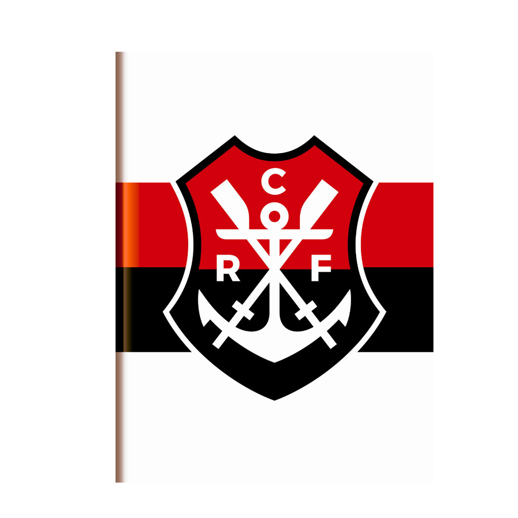 Caderno Brochura  Universitário 80 Folhas Flamengo - Capa:Remo Branco em Oferta na Shopee