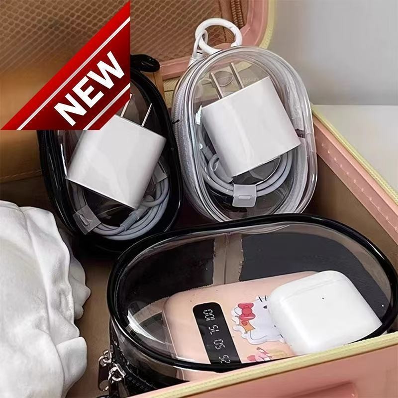 De Armazenamento Carregador De Cabo De Dados Bolsa Organizador Portátil De Fone De Ouvido Externo