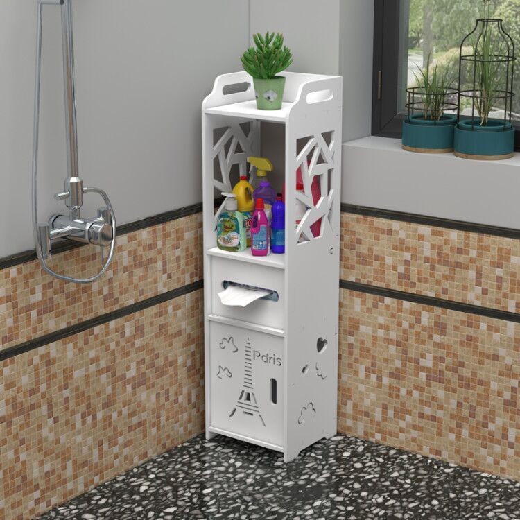 Armário De Armazenamento De Multiuso Para Banheiro Prateleira à Prova d'água Para Banheiro em Oferta na Shopee