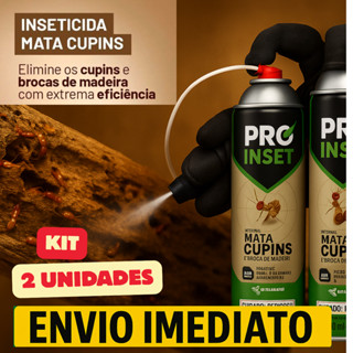 Kit Com 2 Mata Cupim Veneno  para Cupim com Aplicador Elimina Cupins e Brocas de Madeira em Oferta na Shopee