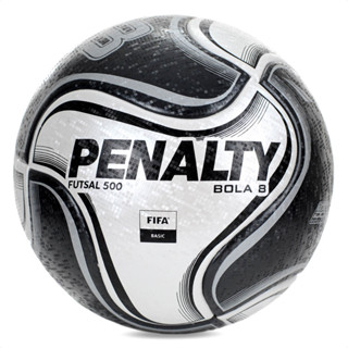 Bola Penalty Futsal 8X Preto e Branco - Único em Oferta na Shopee