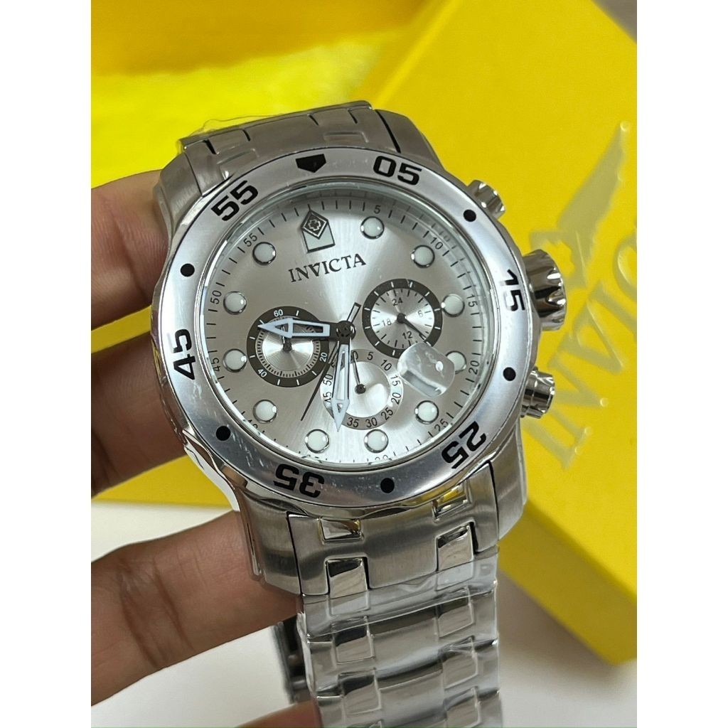 Relógio Invicta  Pro Diver Scuba Todo em aço, Pulseira, relógio masculino quartz com caixa