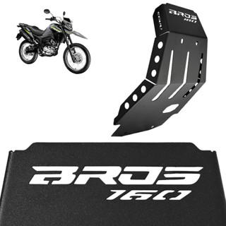 Peito de Aço Grosso e Protetor de Carter Bros 160cc Preto Proteção Motor Frontal 2016 até 2026 em Oferta na Shopee