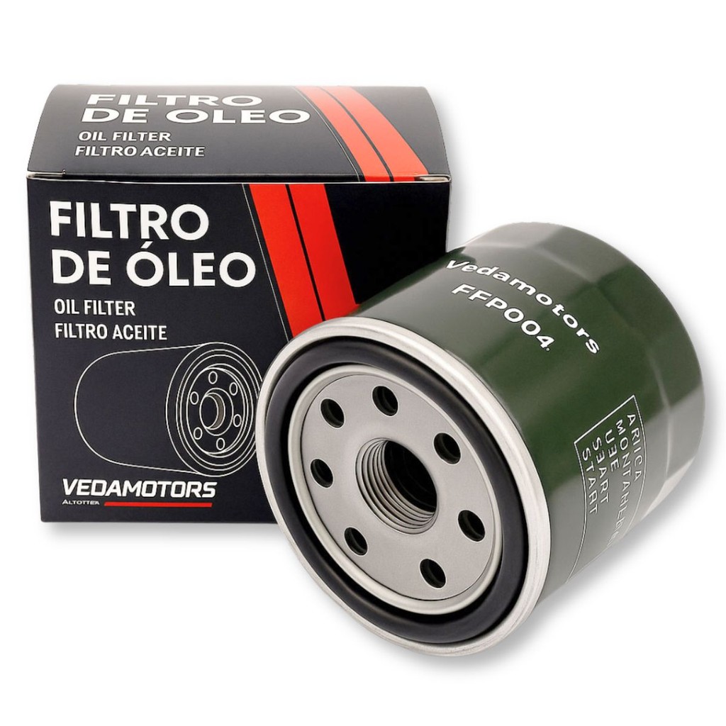 Filtro de Óleo Cb 500x / Cbr 500r / Hornet 600f / Z300 / Ninja 400 / Versys 650 / Mt 03 Vedamotors