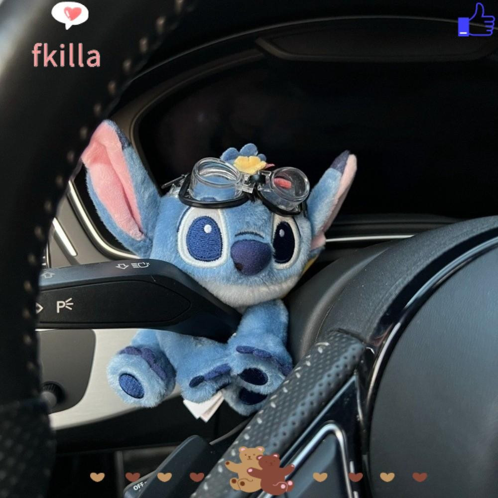 FKILLA Pingente de Alavanca de Câmbio de Carro Stitch, Decoração de Pelúcia de Desenho Animado, Ornamento de Boneca em Oferta na Shopee