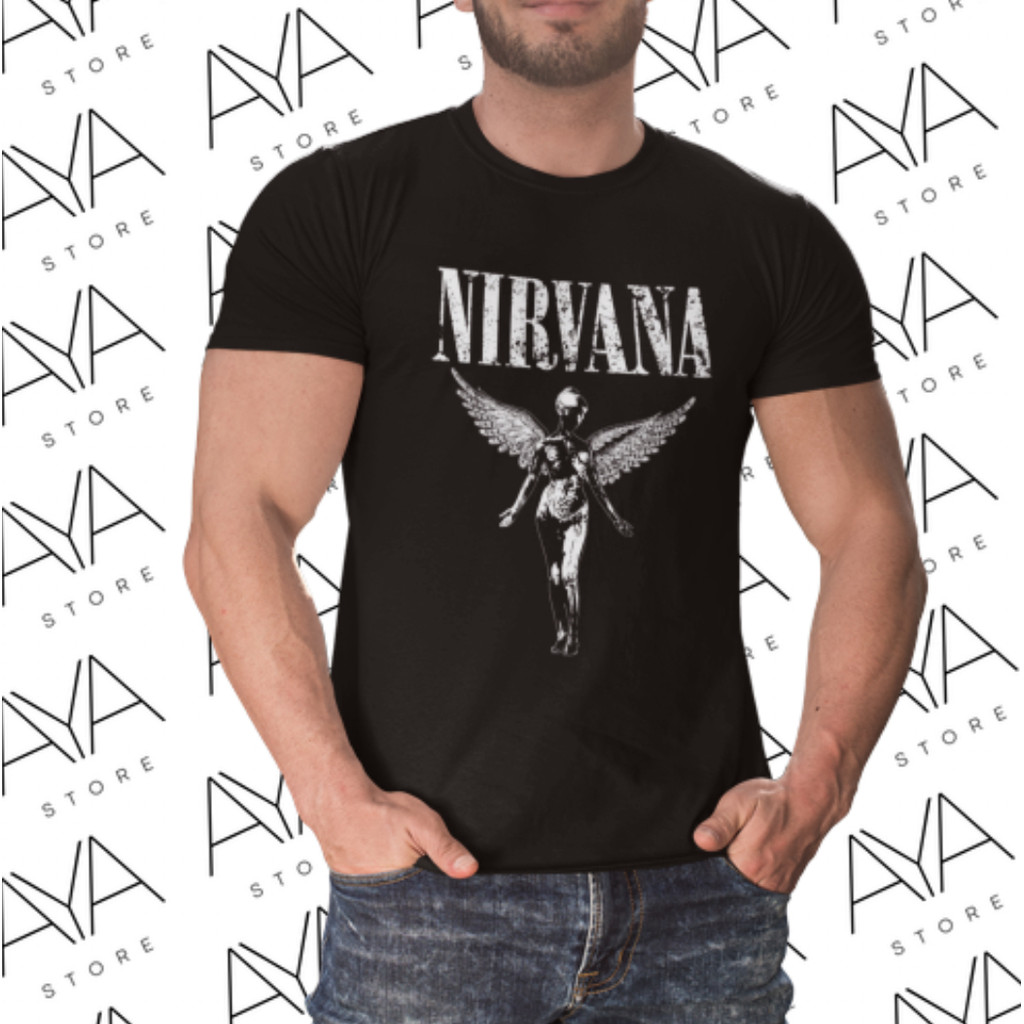 Camiseta de Qualidade Nirvana in Utero Unissex 100% Algodão Premium Lançamento Envio Rápido Varias Cores!! Banda Rock