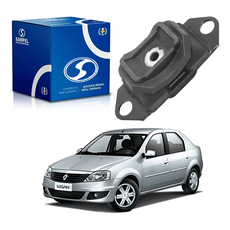 Coxim Motor Esquerdo Logan 1.0 1.6 2007 A 2013 em Oferta na Shopee
