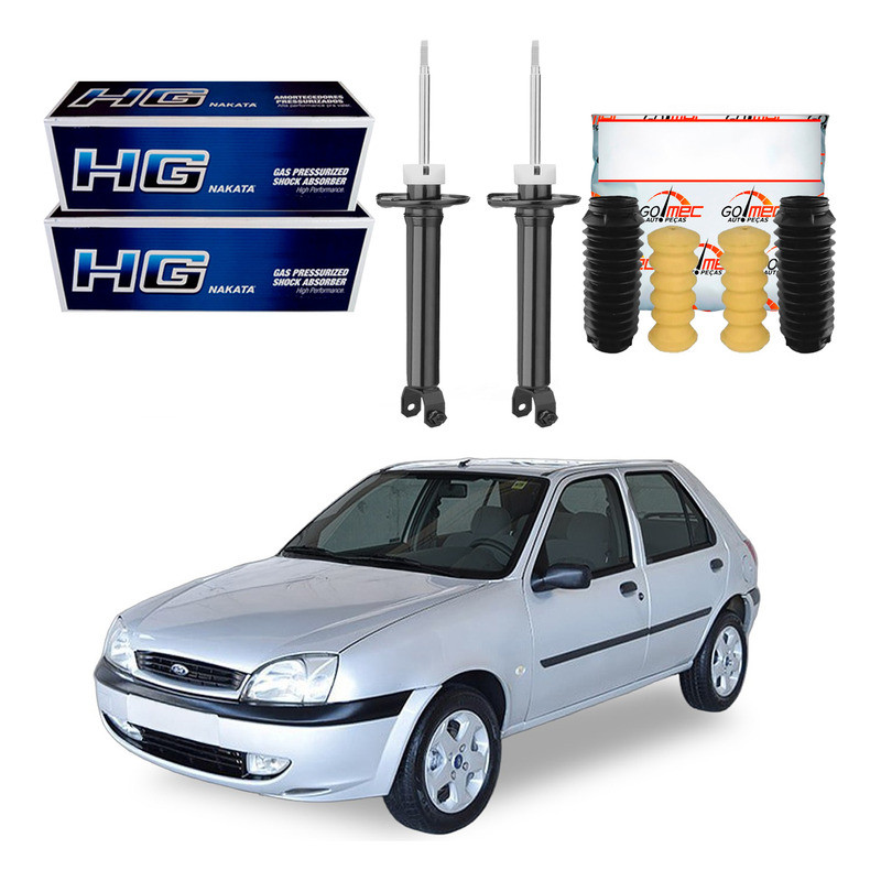 Kit Amortecedor Traseiro, Fiesta Street 1.0 1.6 2000 A 2004 em Oferta na Shopee
