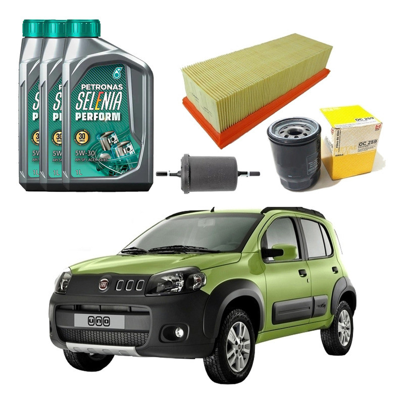 Kit Revisao, Uno Way 1.0 1.4 Evo 2010 A 2015 em Oferta na Shopee