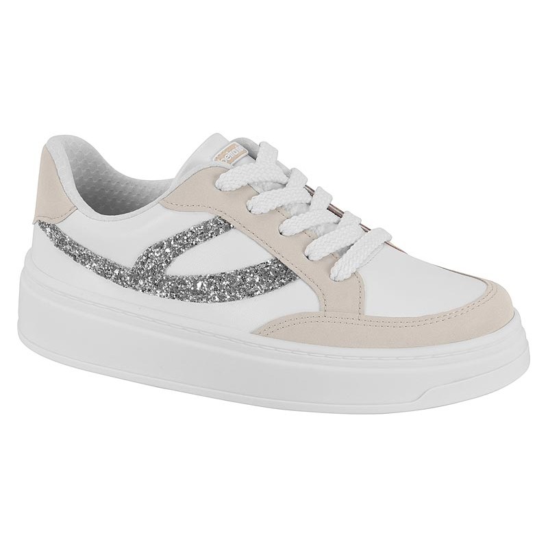 Tenis Feminino Casual Brilho Conforto Beira Rio Original em Oferta na Shopee