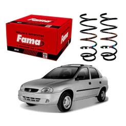 Par Mola Dianteira Corsa Classic 1.6 Com Ar 1997 A 2006
