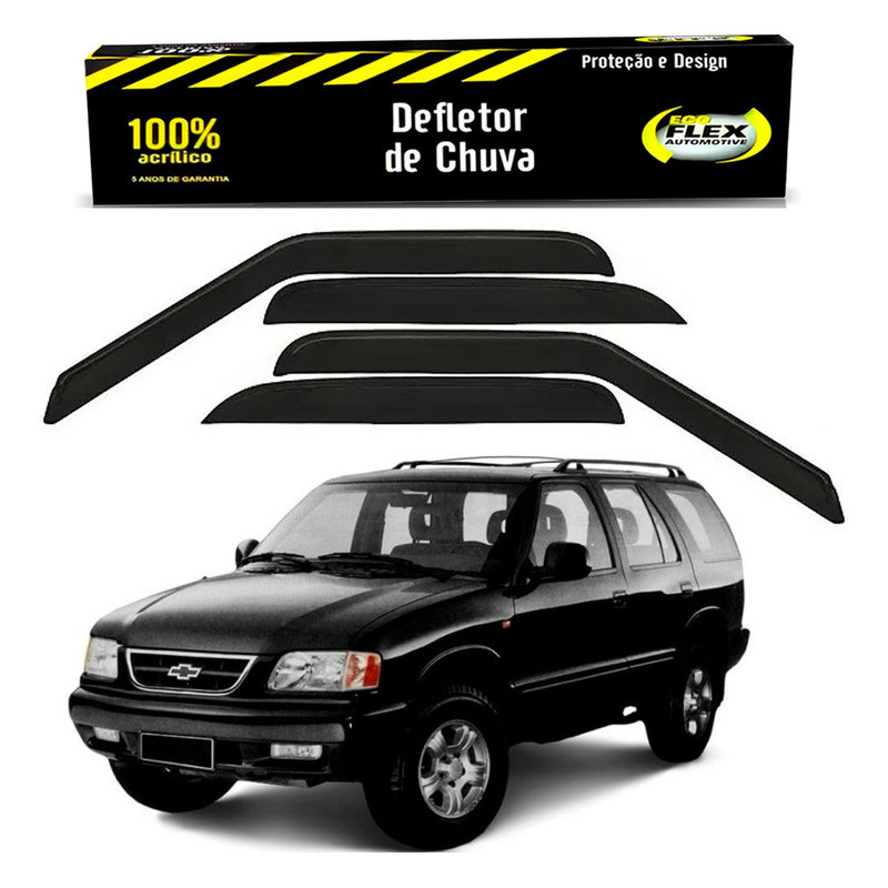 Jogo Calha Defletor Chuva Gm Blazer 2.2 1995 A 2000