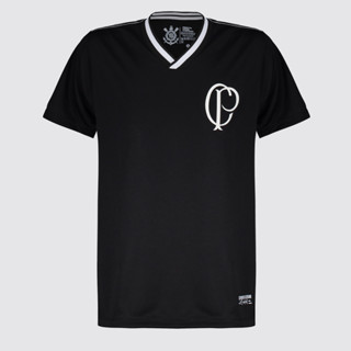 Camisa Corinthians CP Infantil Preta em Oferta na Shopee