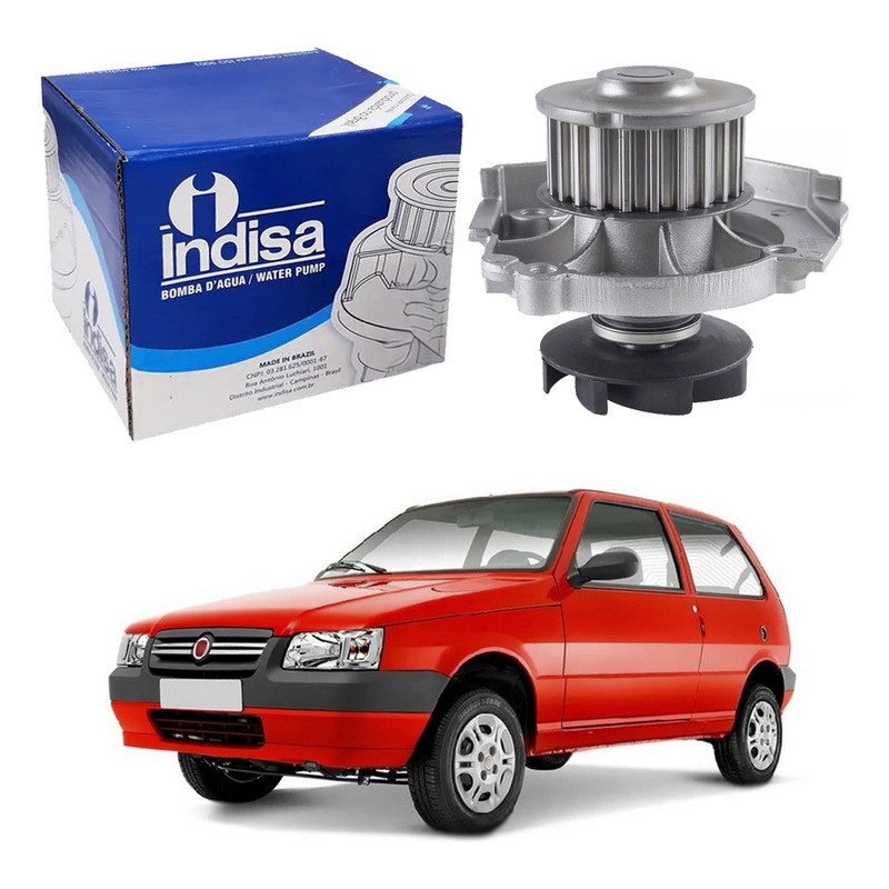 Bomba Dagua Indisa Fiat Uno 1.0 1.3 8v Fire 2001 A 2013