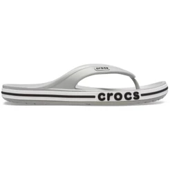 Chinelo crocs bayaband flip light grey