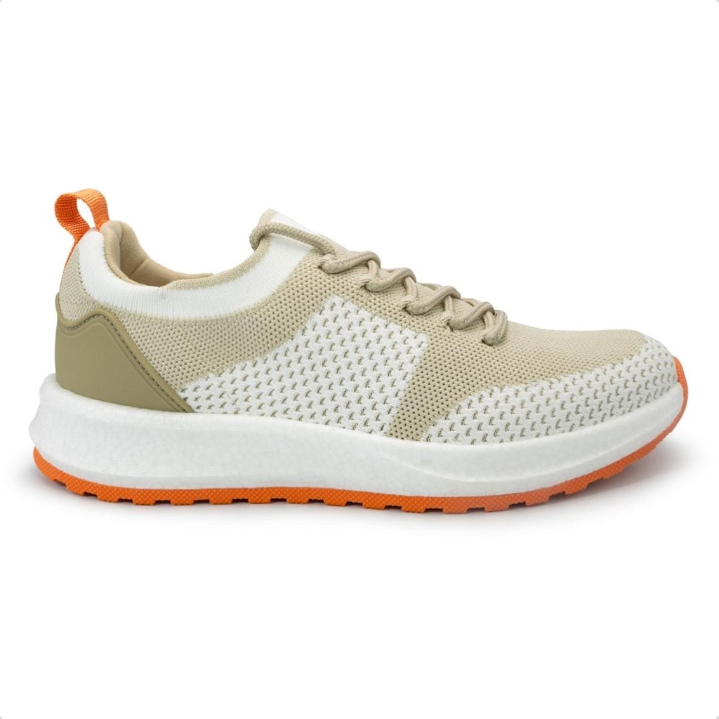 Tênis Usaflex Feminino Poofy Tecido Tricot Casual AO15001