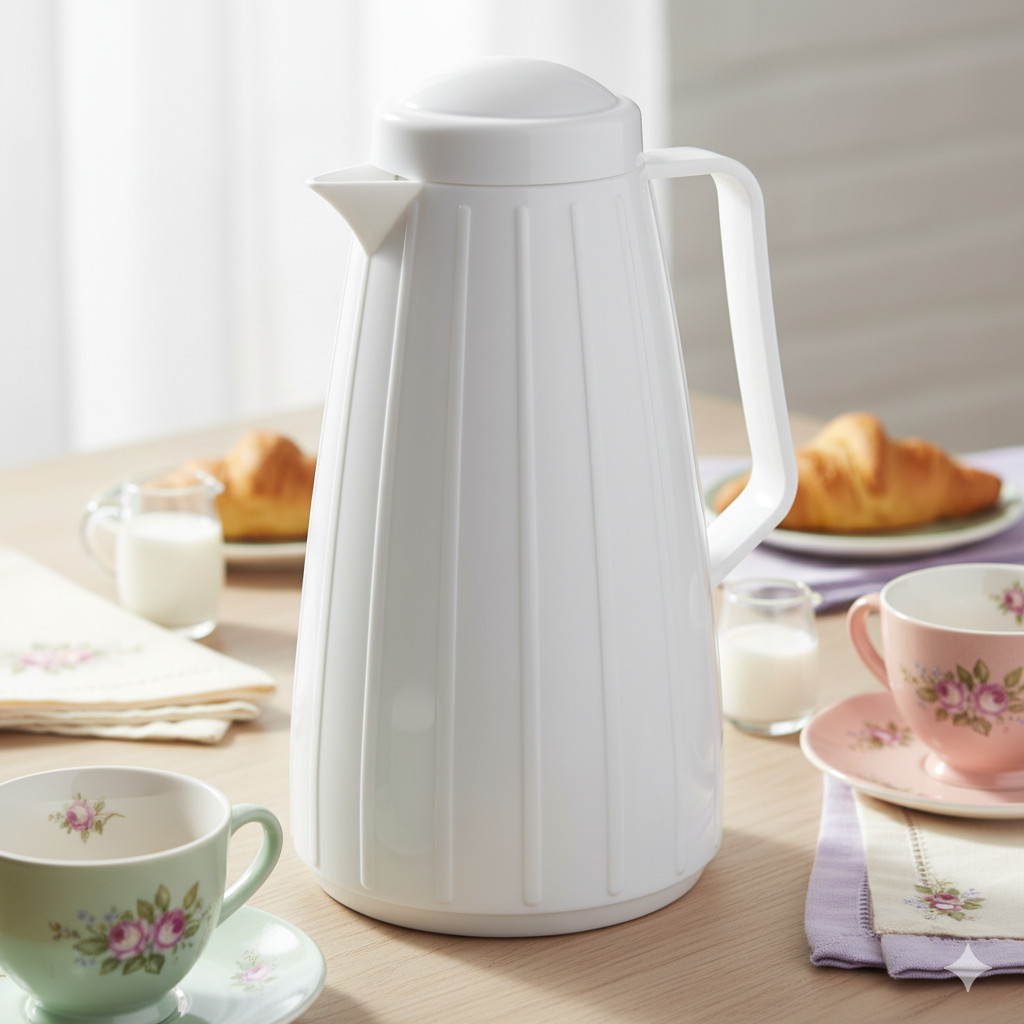 Garrafa Térmica Café Chá Wolff Carrossel 400ml Plástica Para Mesa Posta Elegante
