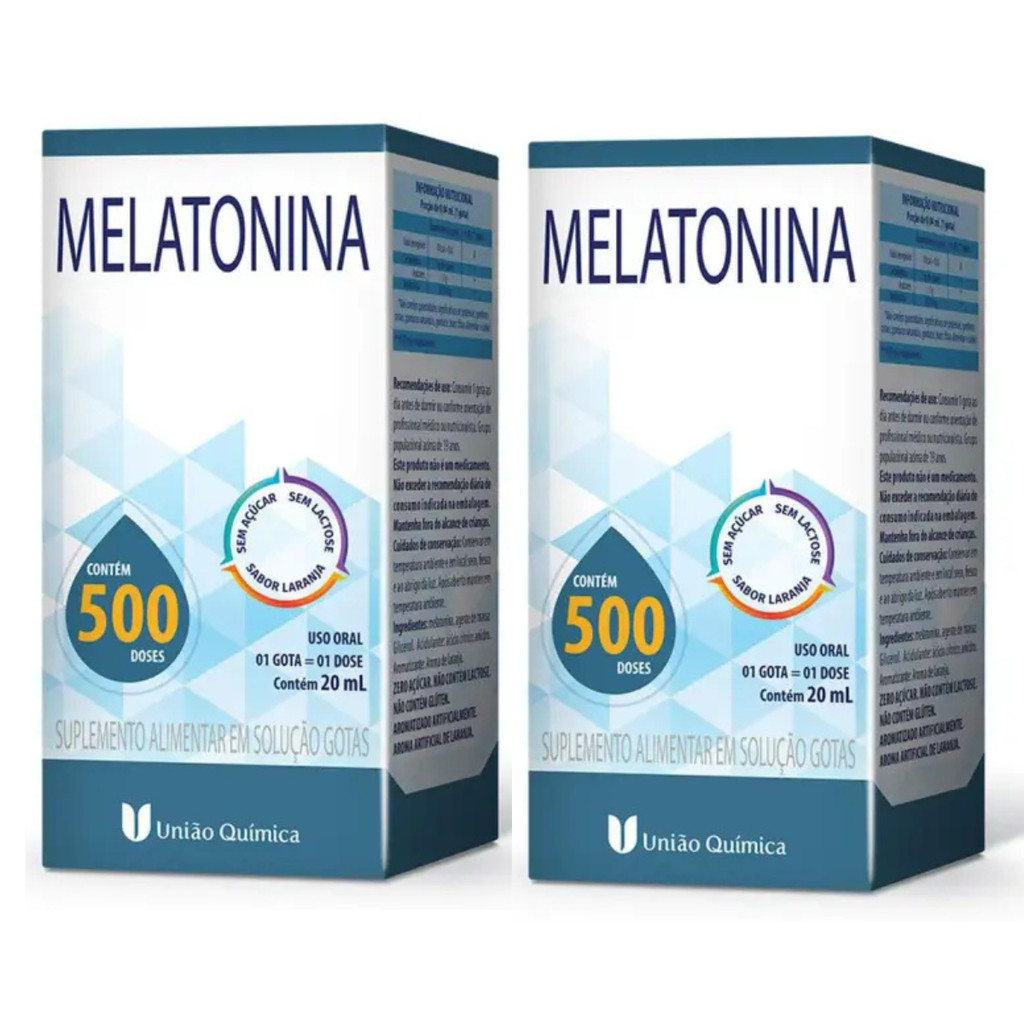 Kit 2 und Melatonina União Química 20ml em Oferta na Shopee