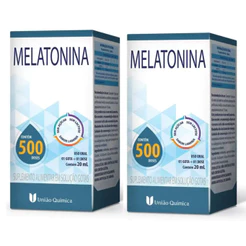 Kit 2 und Melatonina União Química 20ml