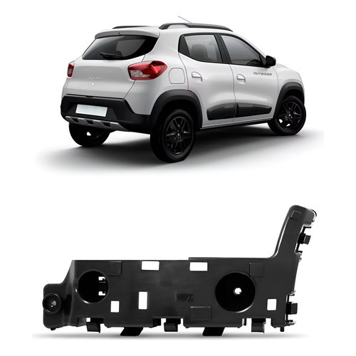 Guia Parachoque Traseiro Kwid 2018 2019 2020 2021 2022 2023 em Oferta na Shopee