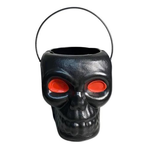 Caldeirão Decorativo Caveira Preta