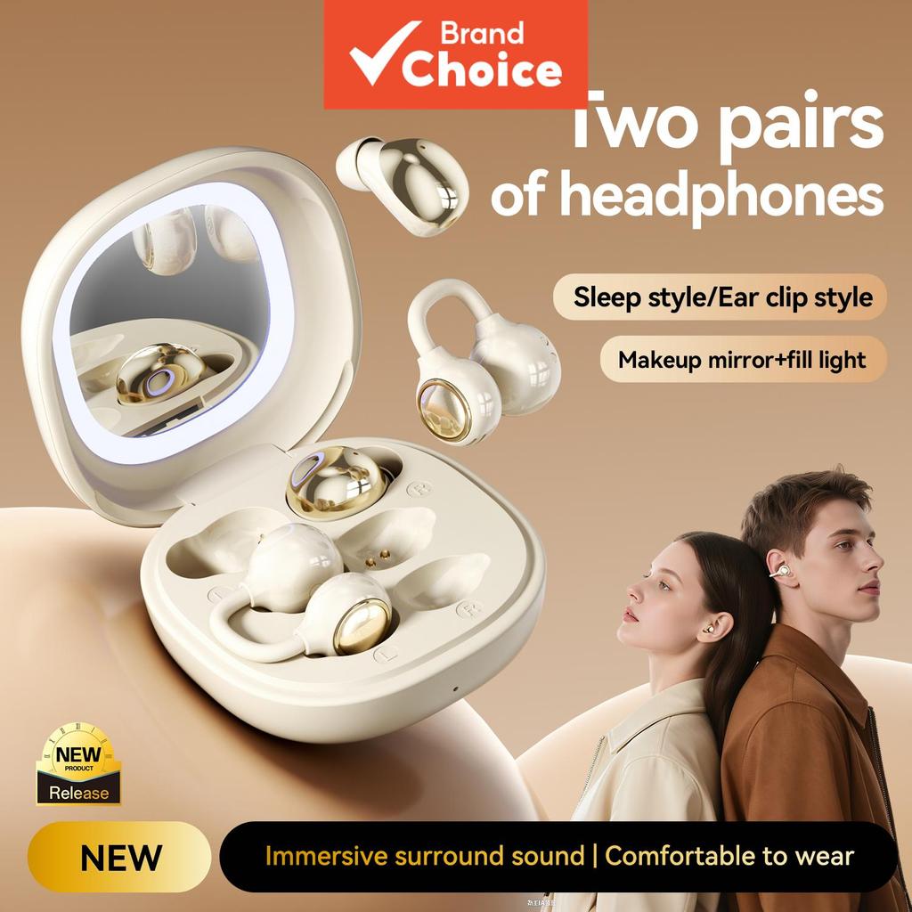 SPRISE M165 Fones de Ouvido Sem Fio Bluetooth, Redução de Ruído, Fones Intra-Auriculares Gaming, 2 Pares de Borrachas,