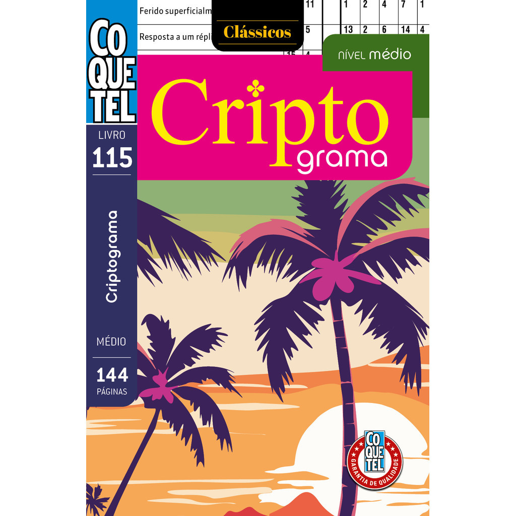 Livro Coquetel Criptograma 115