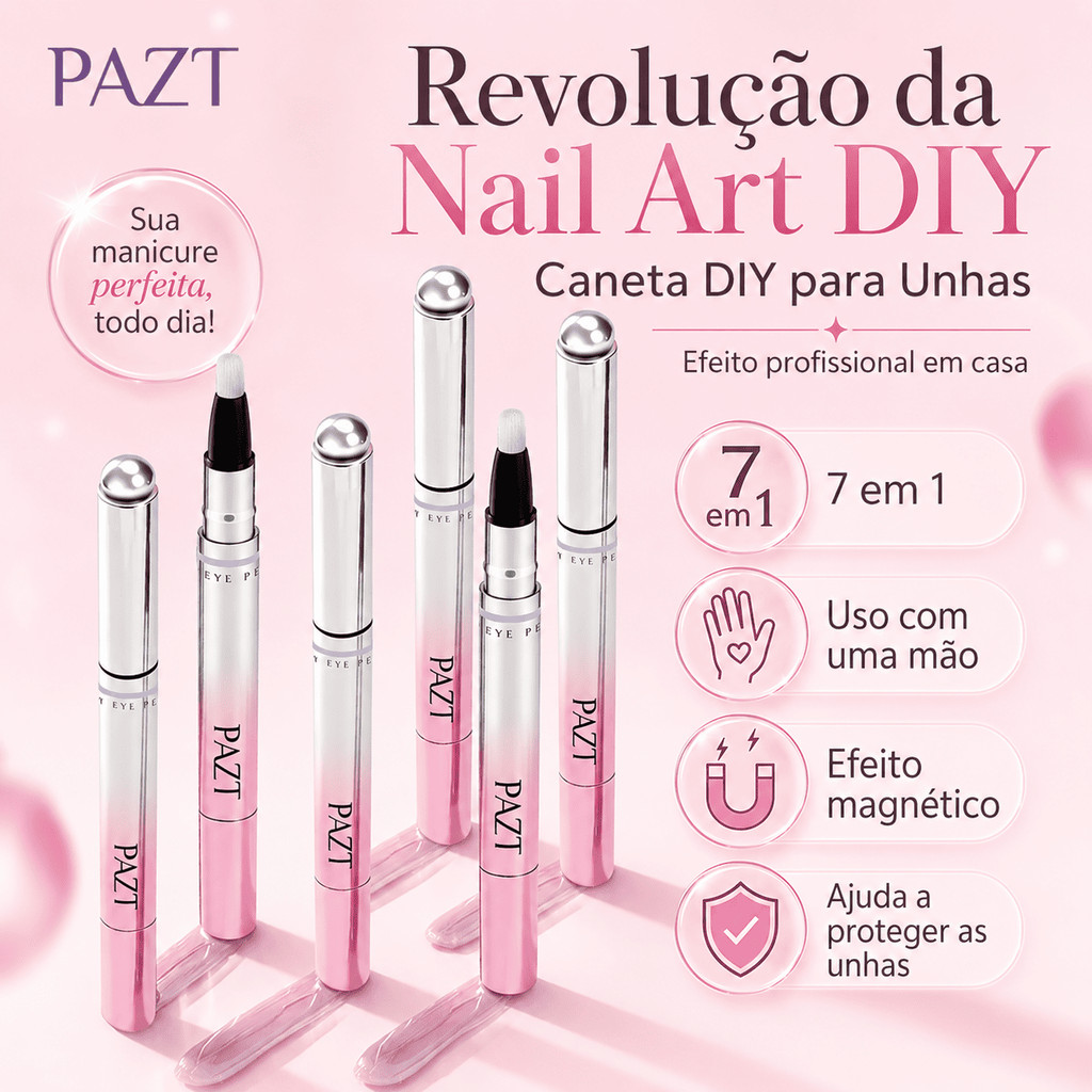 kit De Caneta De gel Para Unhas Cat-Eye Effect Com Acessórios nail art-manicure , Arte Em , Decoradas , Esmalte , Casa