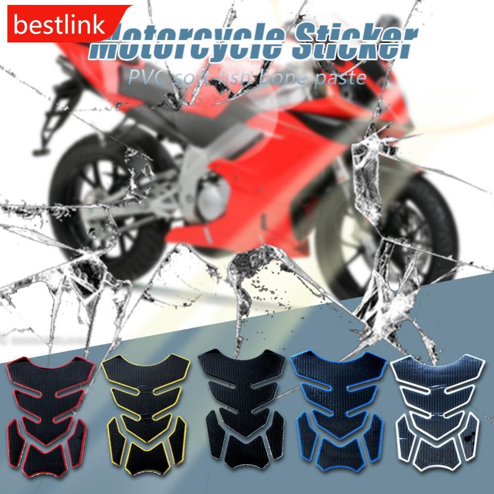 BESTLINK 3D Motocicleta Tanque De Óleo Combustível Almofada Decalque Protetor Capa Adesivo PVC Anti-Colisão Risco H7P4
