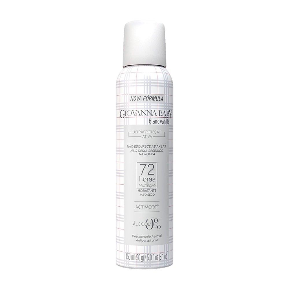 Desodorante Giovanna Baby Aerossol Blanc Vanilla 72h 150ml