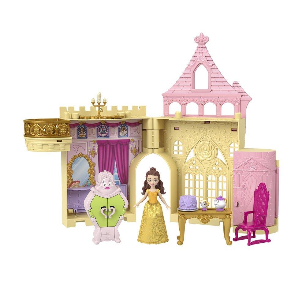 Conjunto Mini Castelo + Boneca Princesa Bela Disney Mattel