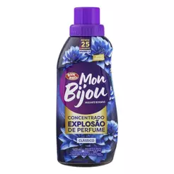Amaciante Concentrado Mon Bijou Clássico 500ml - Embalagem com 12 Unidades