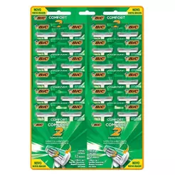 Aparelho Bic Comfort 2 Sensitive 12 Embalagens com 2 Unidades
